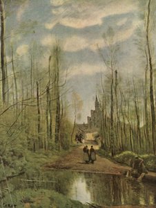 La Iglesia en Marissel de Jean Baptiste Camille Corot